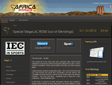 Tablet Screenshot of 2010.africarace-live.com